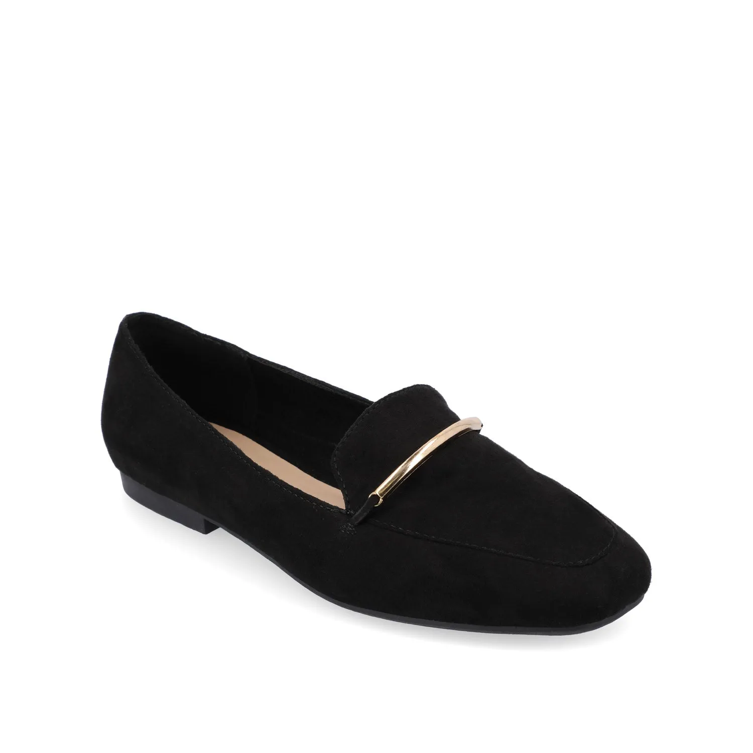 WRENN LOAFER FLATS IN FAUX SUEDE anti slip