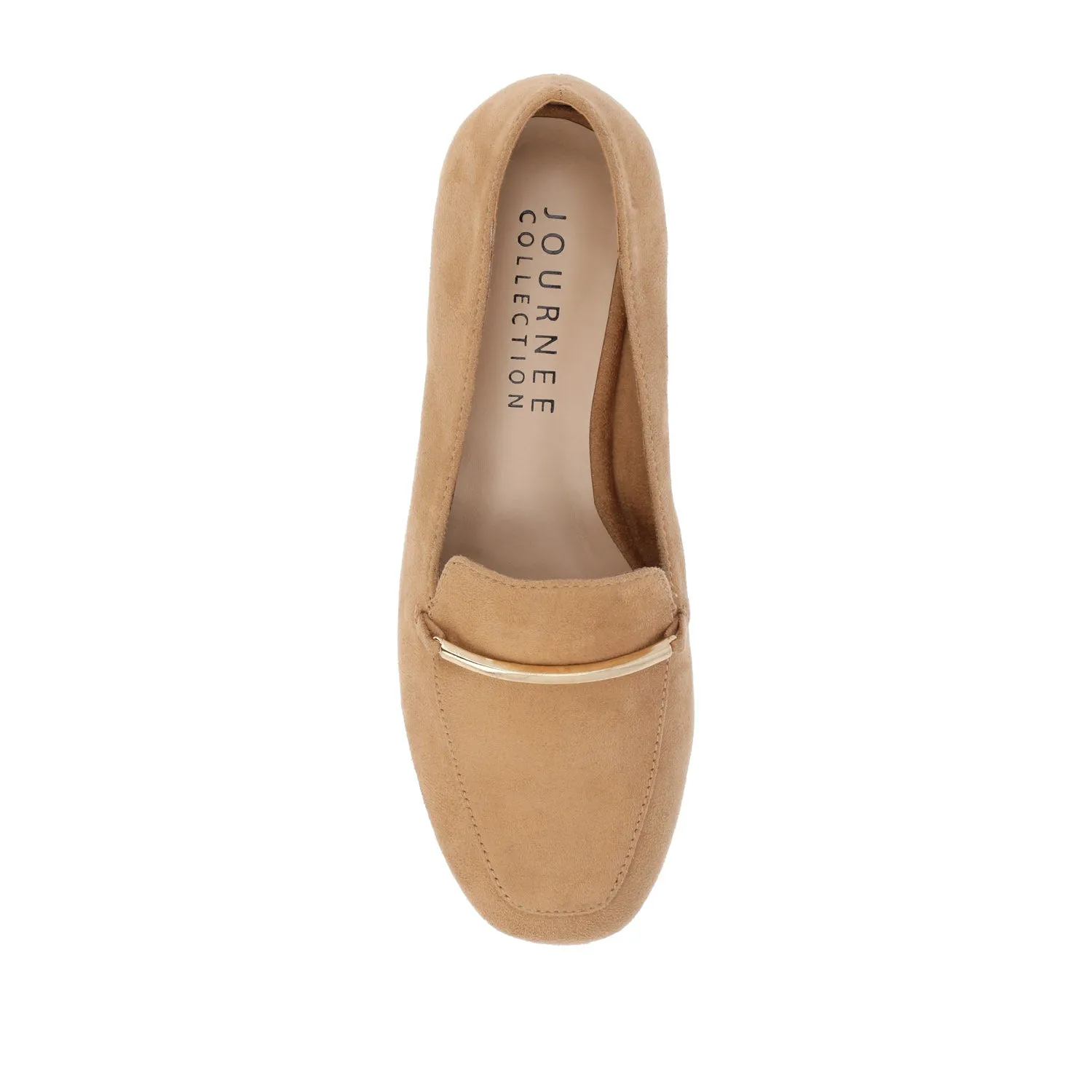 WRENN LOAFER FLATS IN FAUX SUEDE anti slip