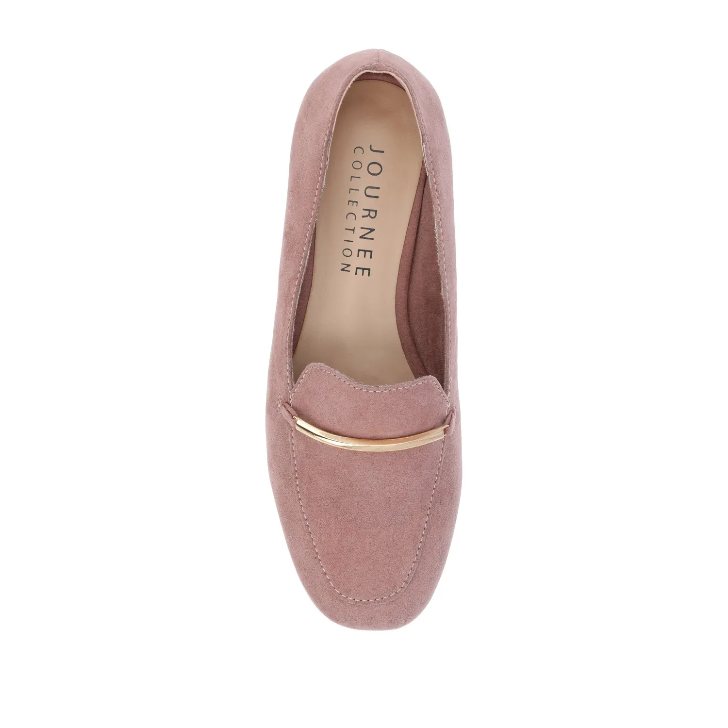 WRENN LOAFER FLATS IN FAUX SUEDE anti slip