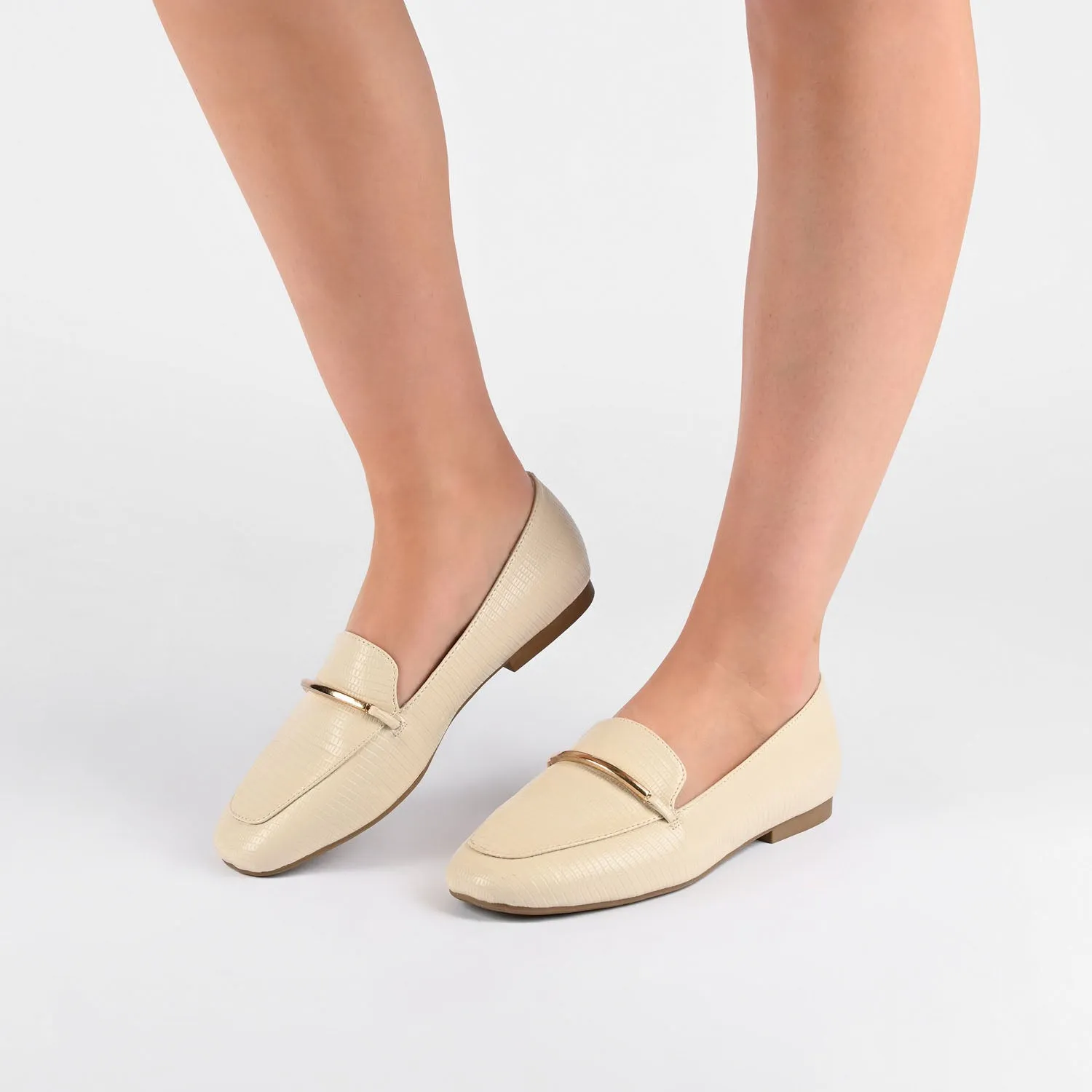 WRENN LOAFER FLATS IN PRINT mesh top