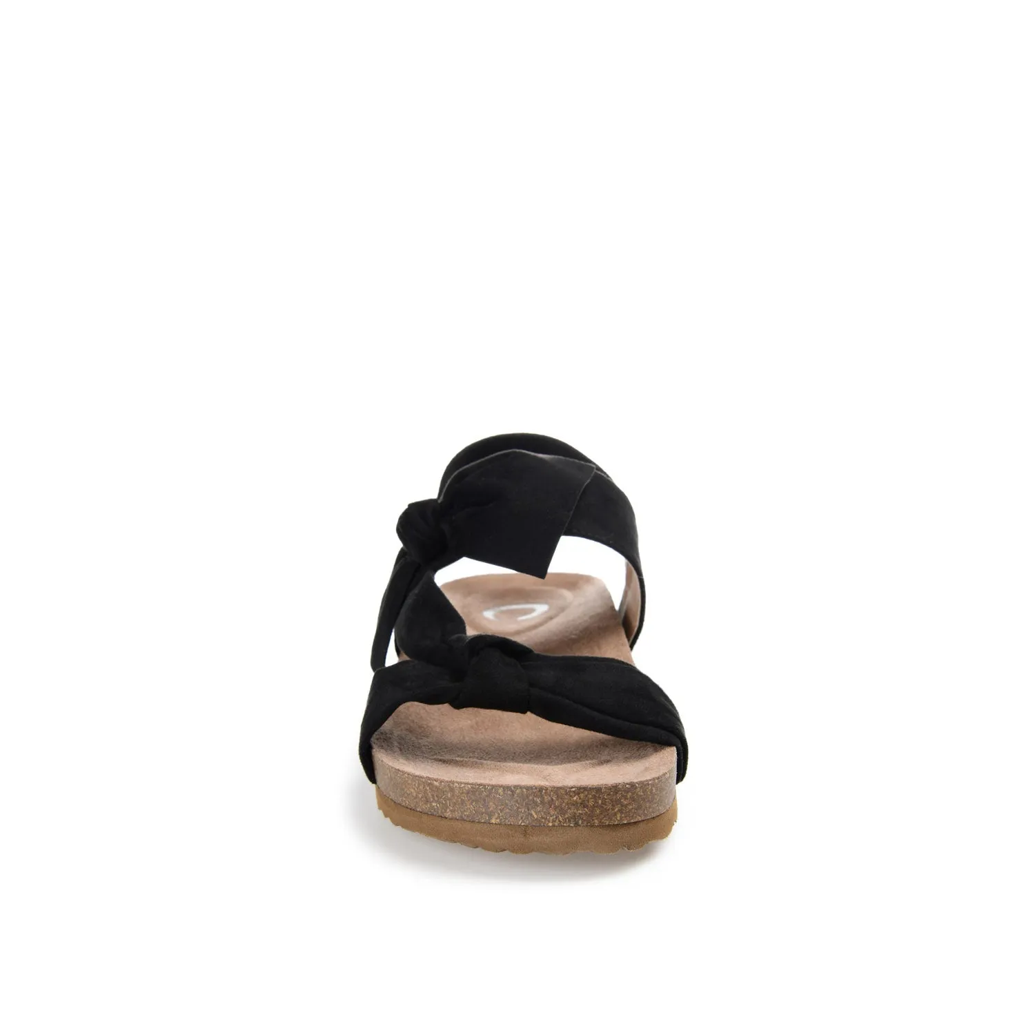 XANNDRA CHUNKY SANDALS IN FAUX SUEDE camping day