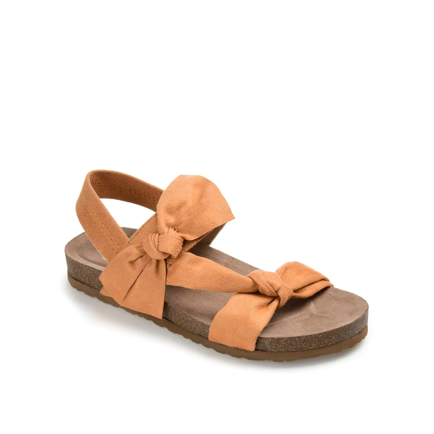 XANNDRA CHUNKY SANDALS IN FAUX SUEDE camping day
