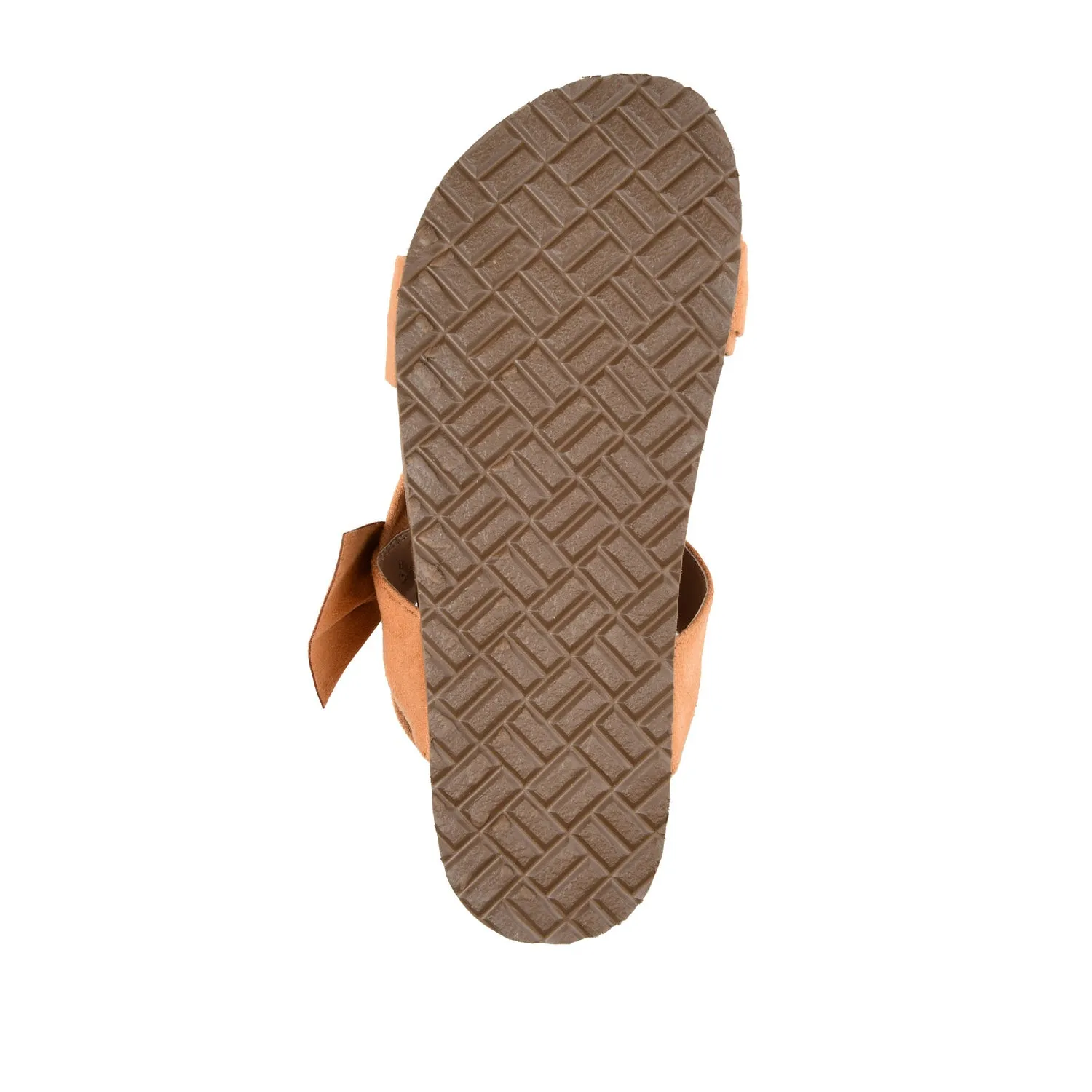 XANNDRA CHUNKY SANDALS IN FAUX SUEDE camping day