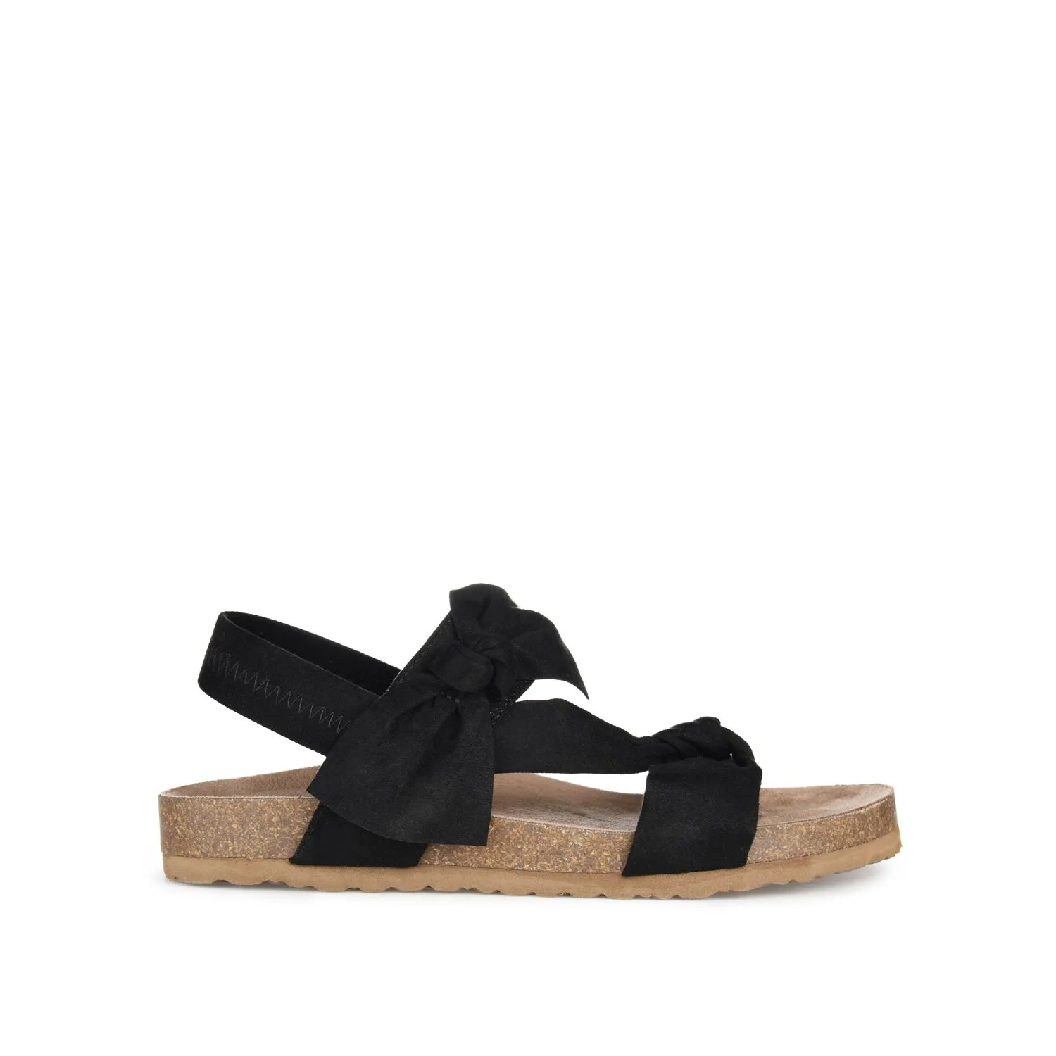 XANNDRA CHUNKY SANDALS IN FAUX SUEDE camping day