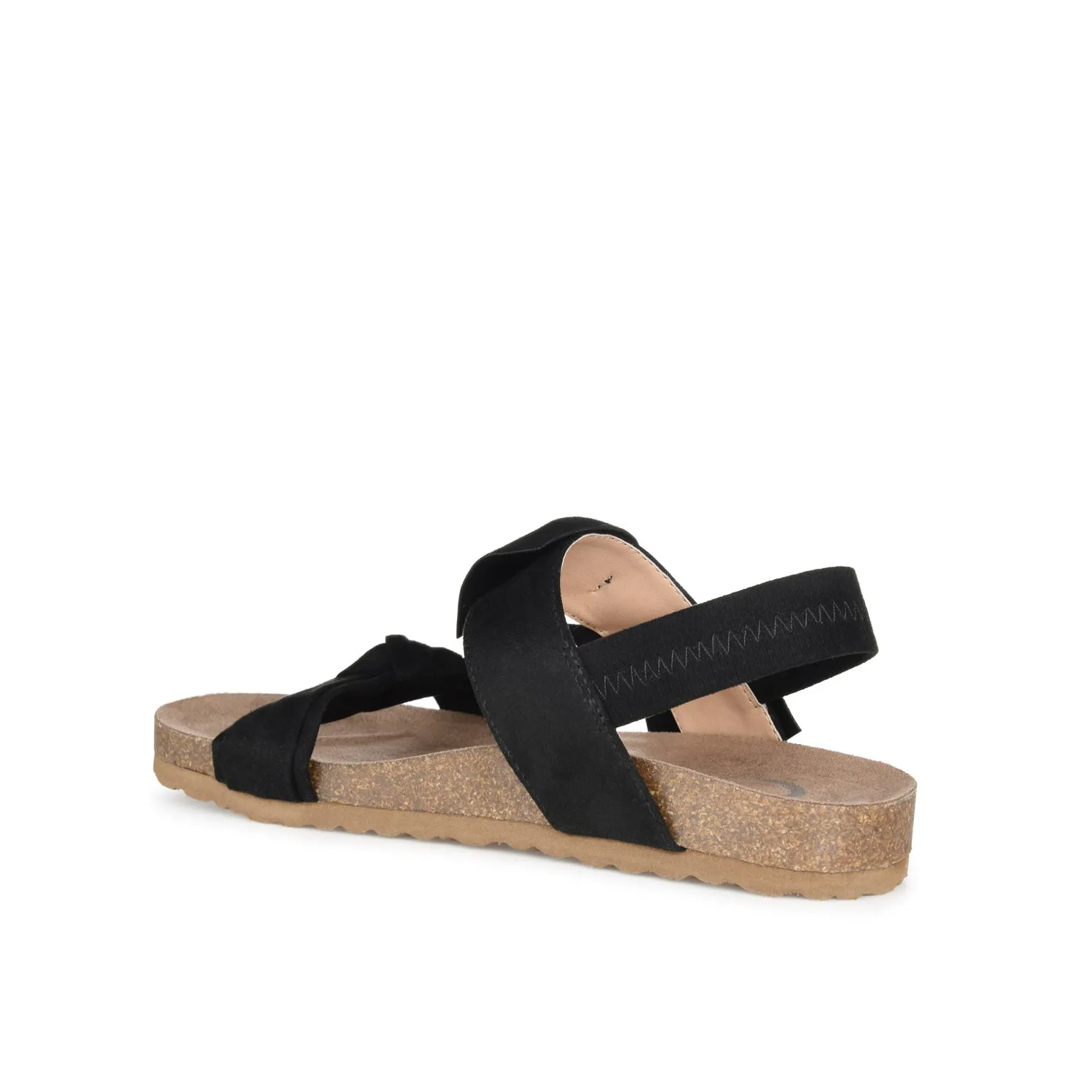 XANNDRA CHUNKY SANDALS IN FAUX SUEDE camping day
