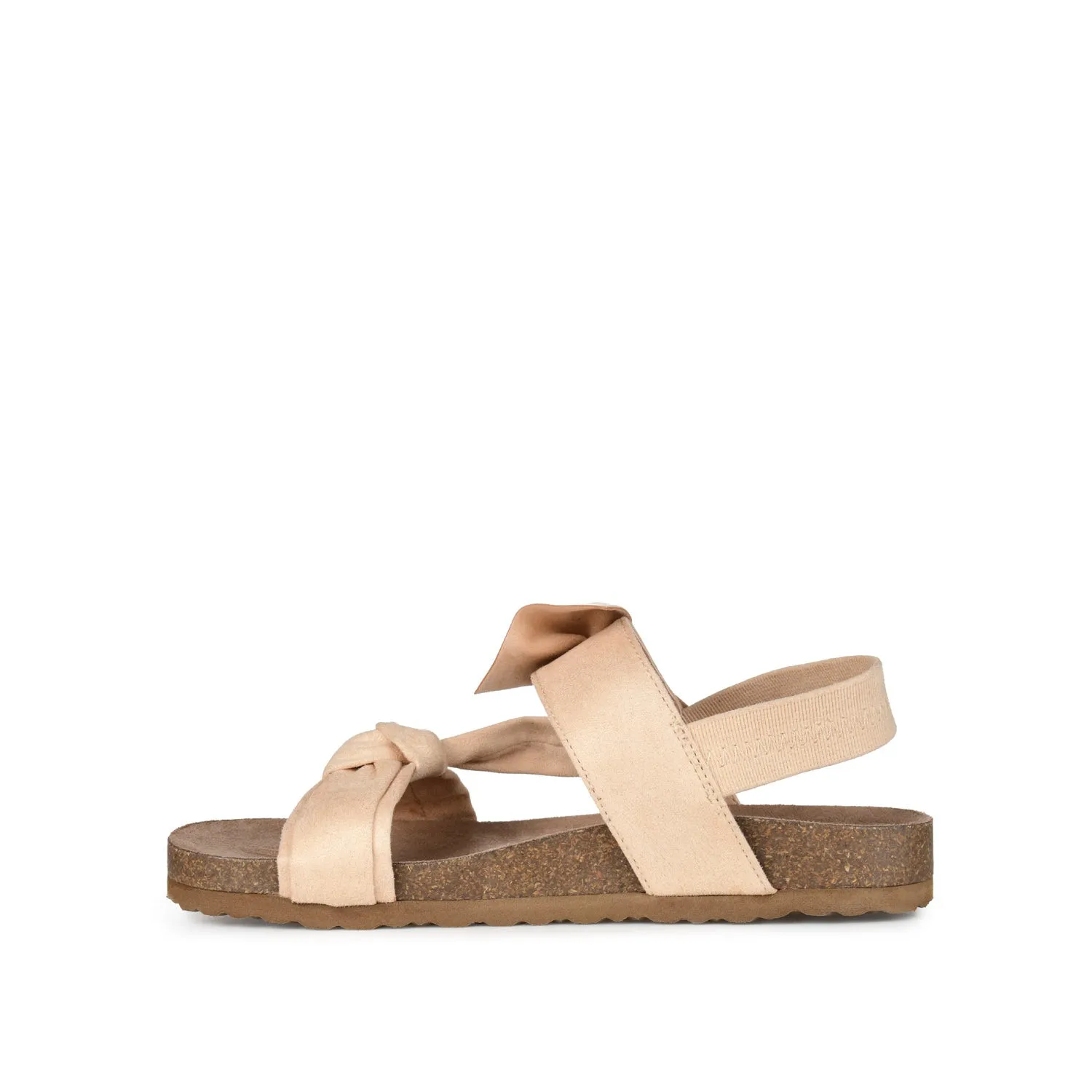 XANNDRA CHUNKY SANDALS IN FAUX SUEDE camping day