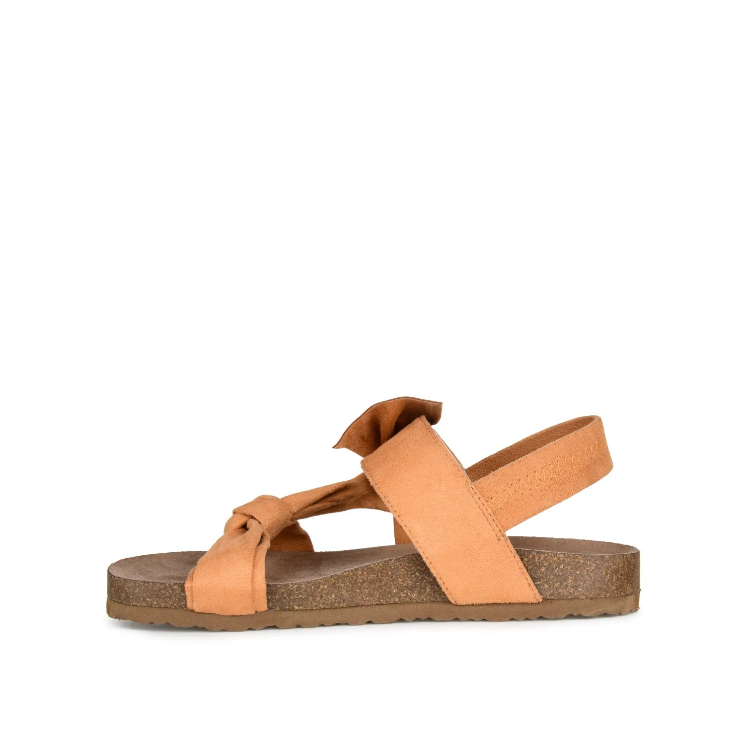 XANNDRA CHUNKY SANDALS IN FAUX SUEDE camping day