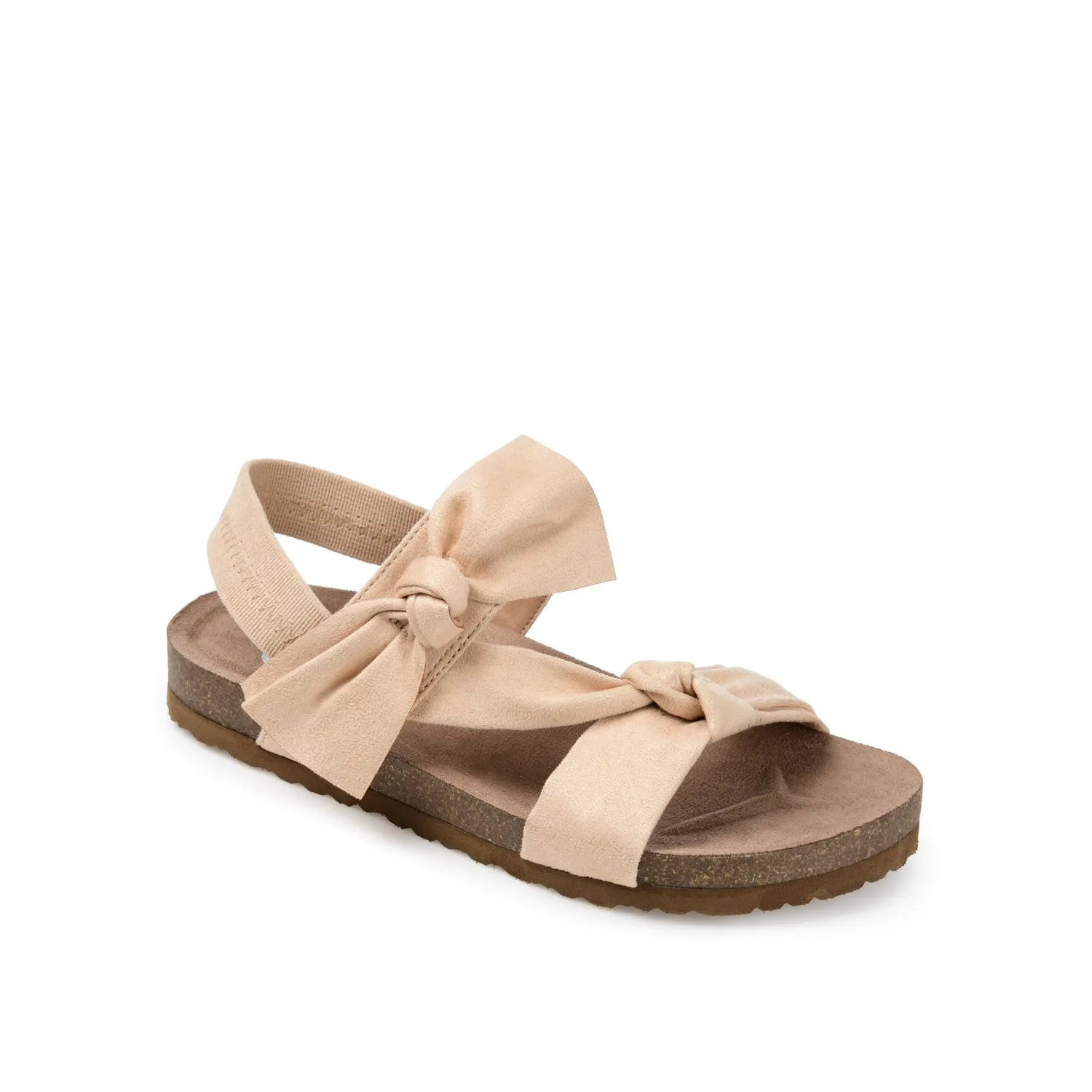 XANNDRA CHUNKY SANDALS IN FAUX SUEDE camping day