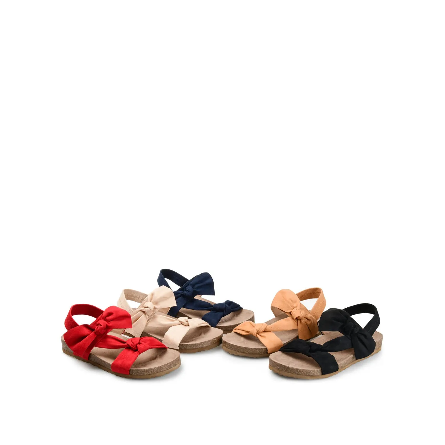XANNDRA CHUNKY SANDALS IN FAUX SUEDE camping day