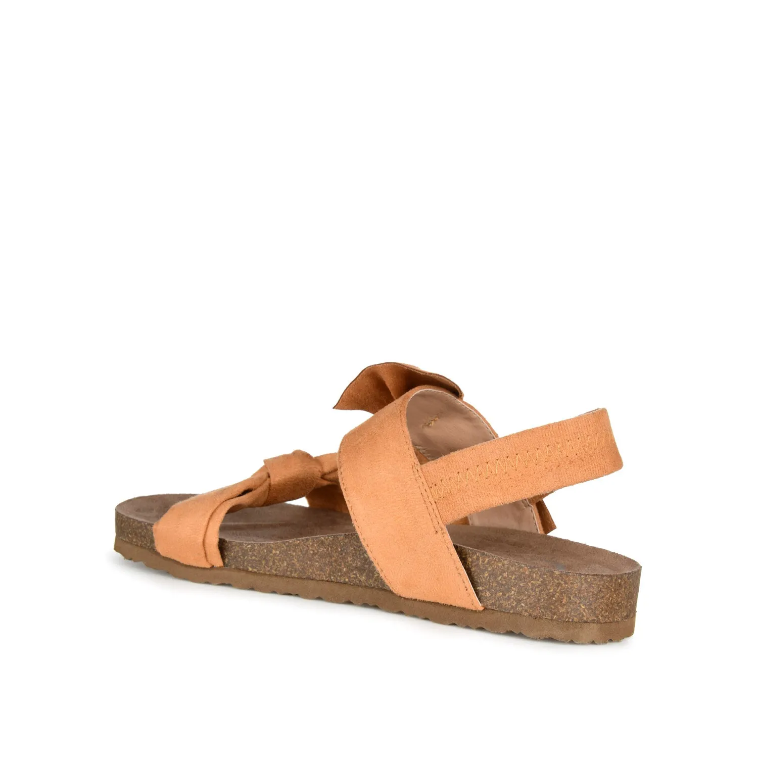 XANNDRA CHUNKY SANDALS IN FAUX SUEDE camping day