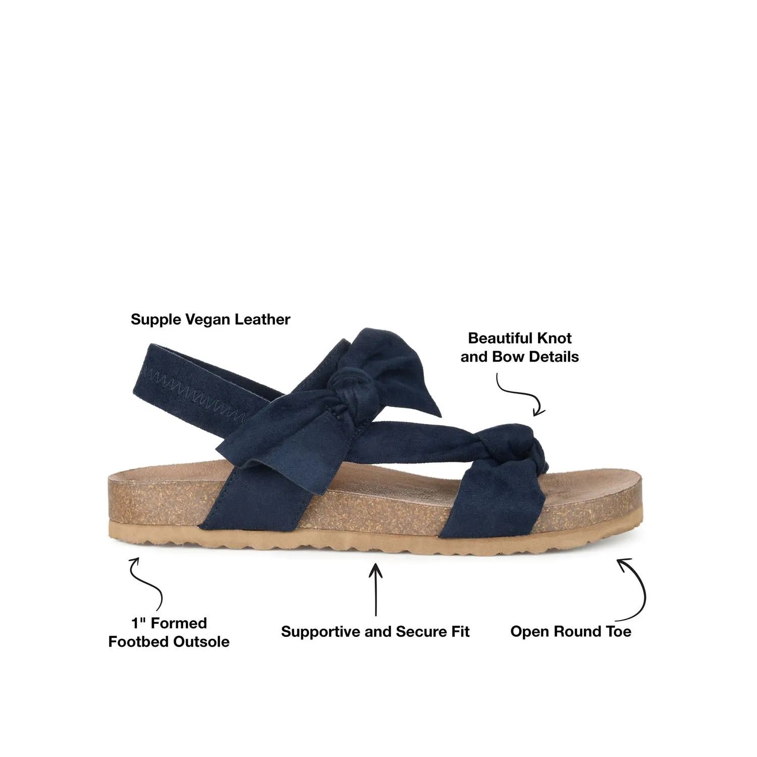 XANNDRA CHUNKY SANDALS IN FAUX SUEDE camping day