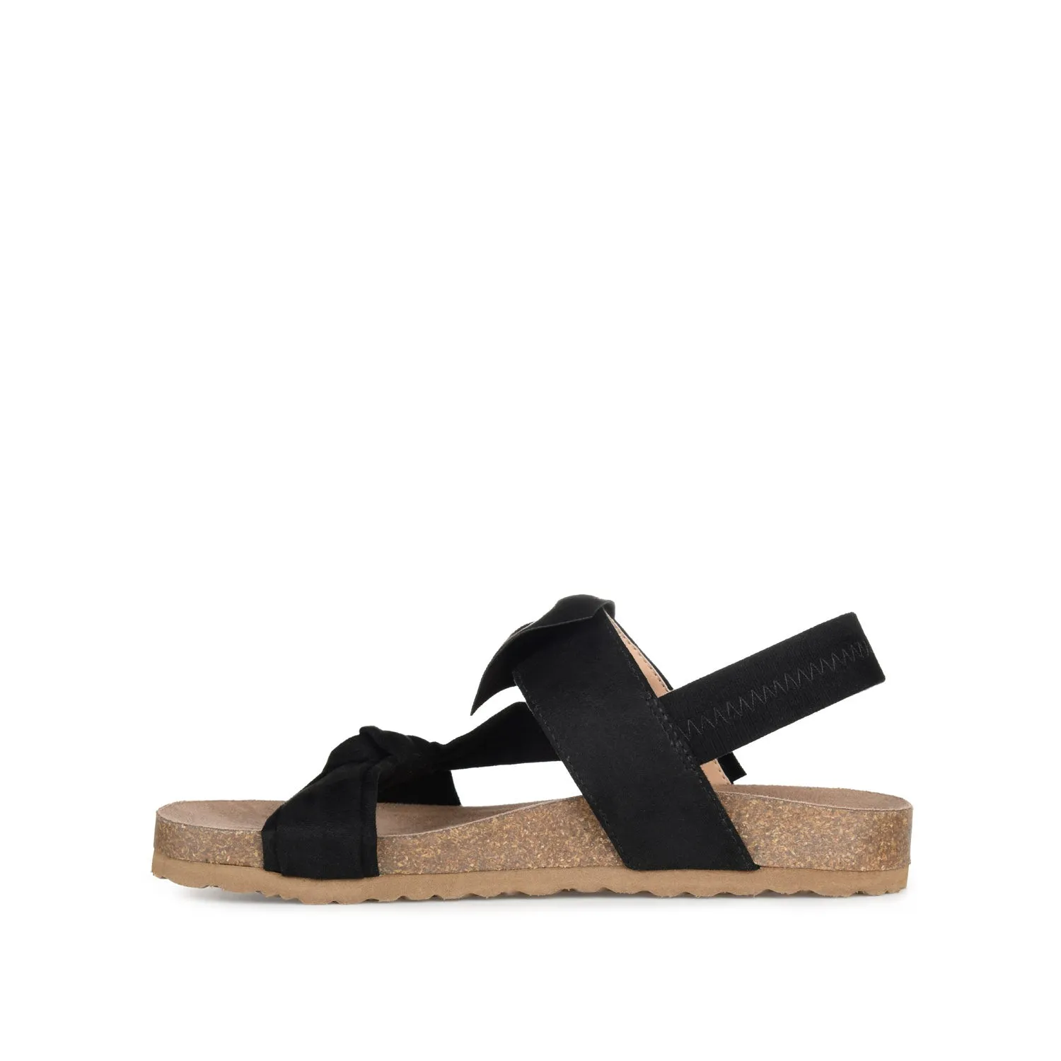 XANNDRA CHUNKY SANDALS IN FAUX SUEDE camping day