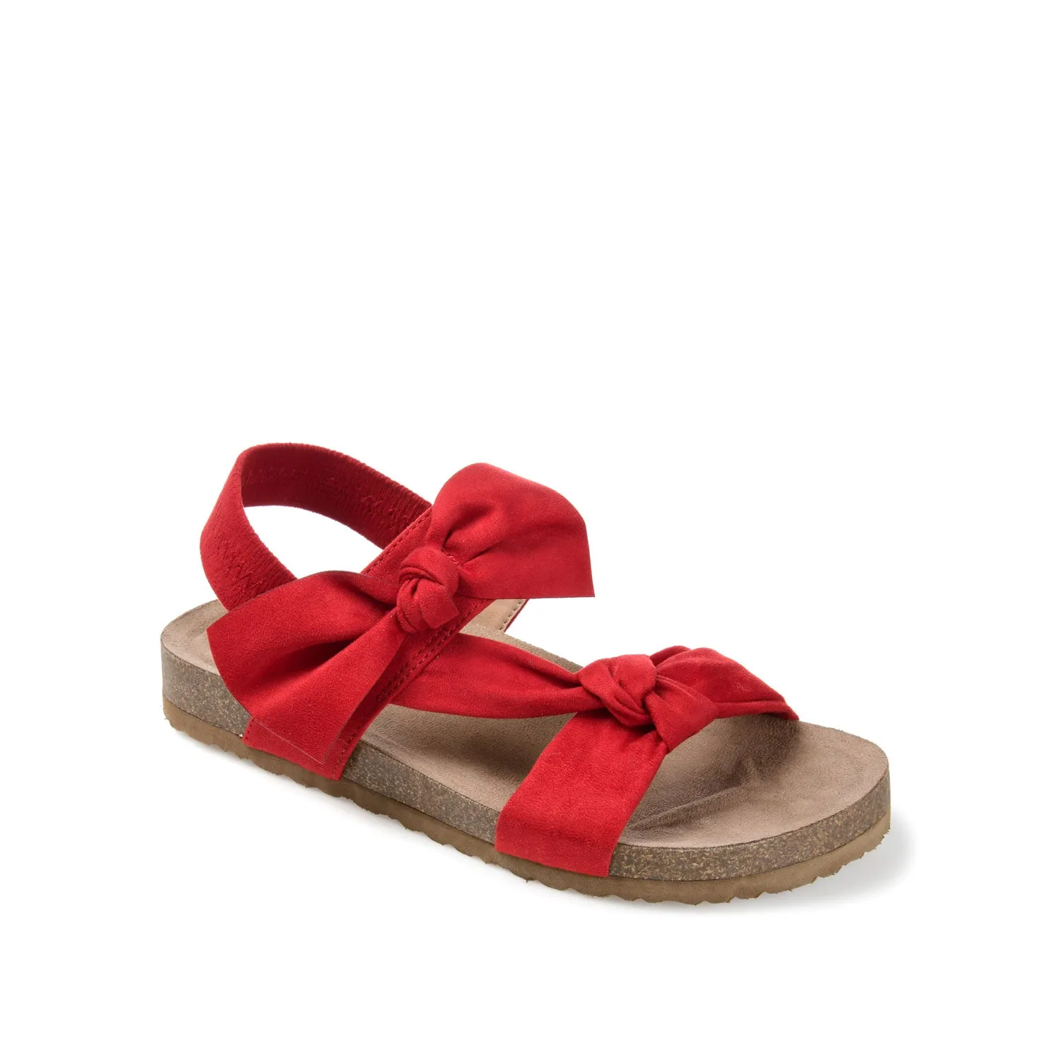 XANNDRA CHUNKY SANDALS IN FAUX SUEDE camping day