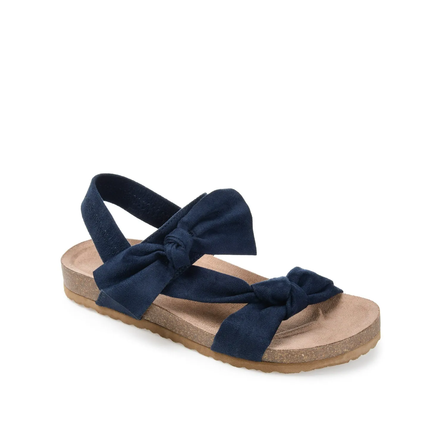 XANNDRA CHUNKY SANDALS IN FAUX SUEDE camping day