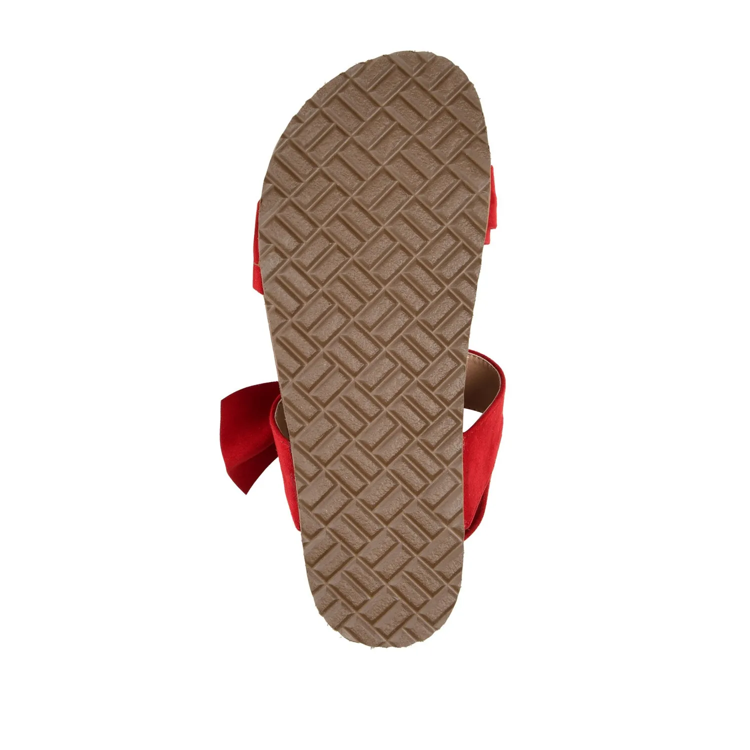 XANNDRA CHUNKY SANDALS IN FAUX SUEDE camping day