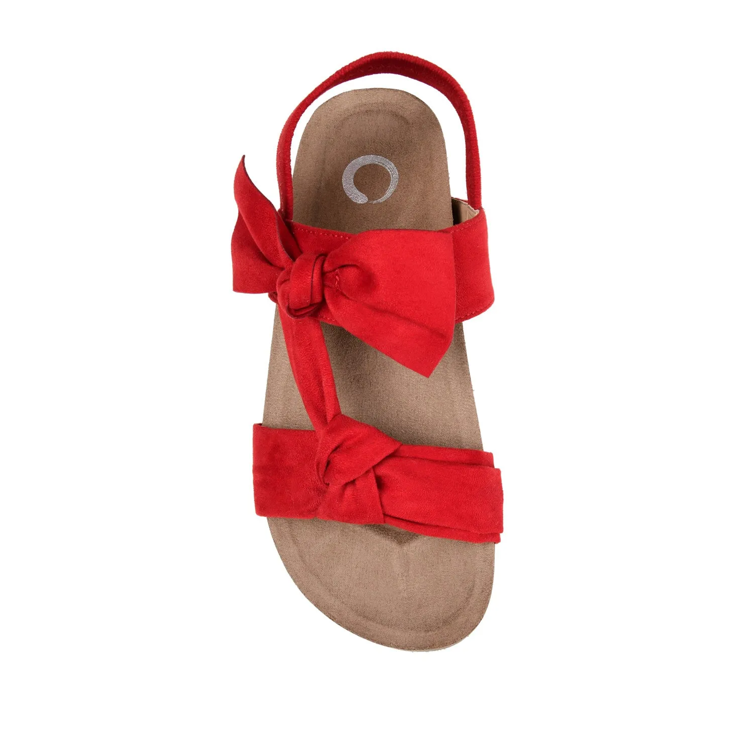 XANNDRA CHUNKY SANDALS IN FAUX SUEDE camping day