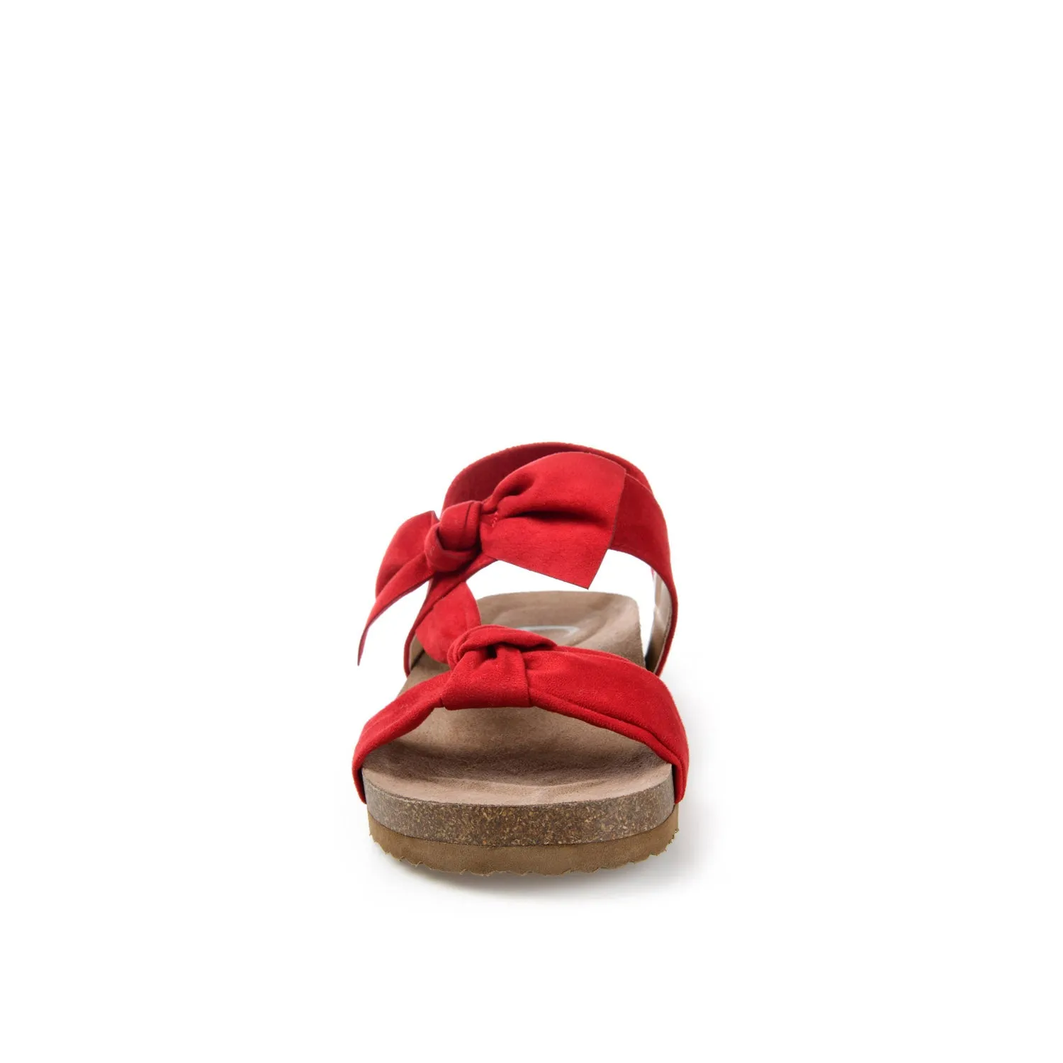 XANNDRA CHUNKY SANDALS IN FAUX SUEDE camping day