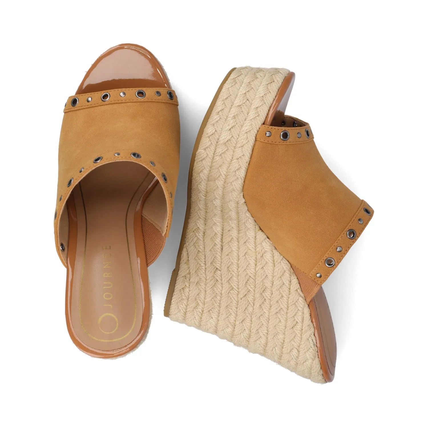 YARI ESPADRILLE WEDGE SANDALS bare joy