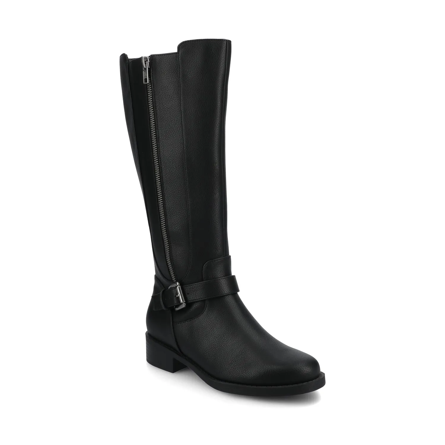 YASMINA KNEE HIGH BOOTS zip side