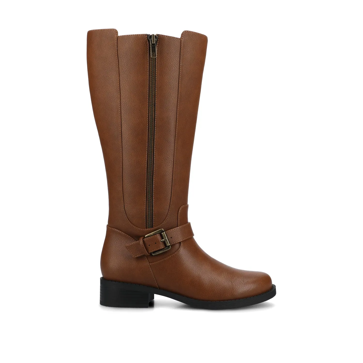 YASMINA KNEE HIGH BOOTS zip side