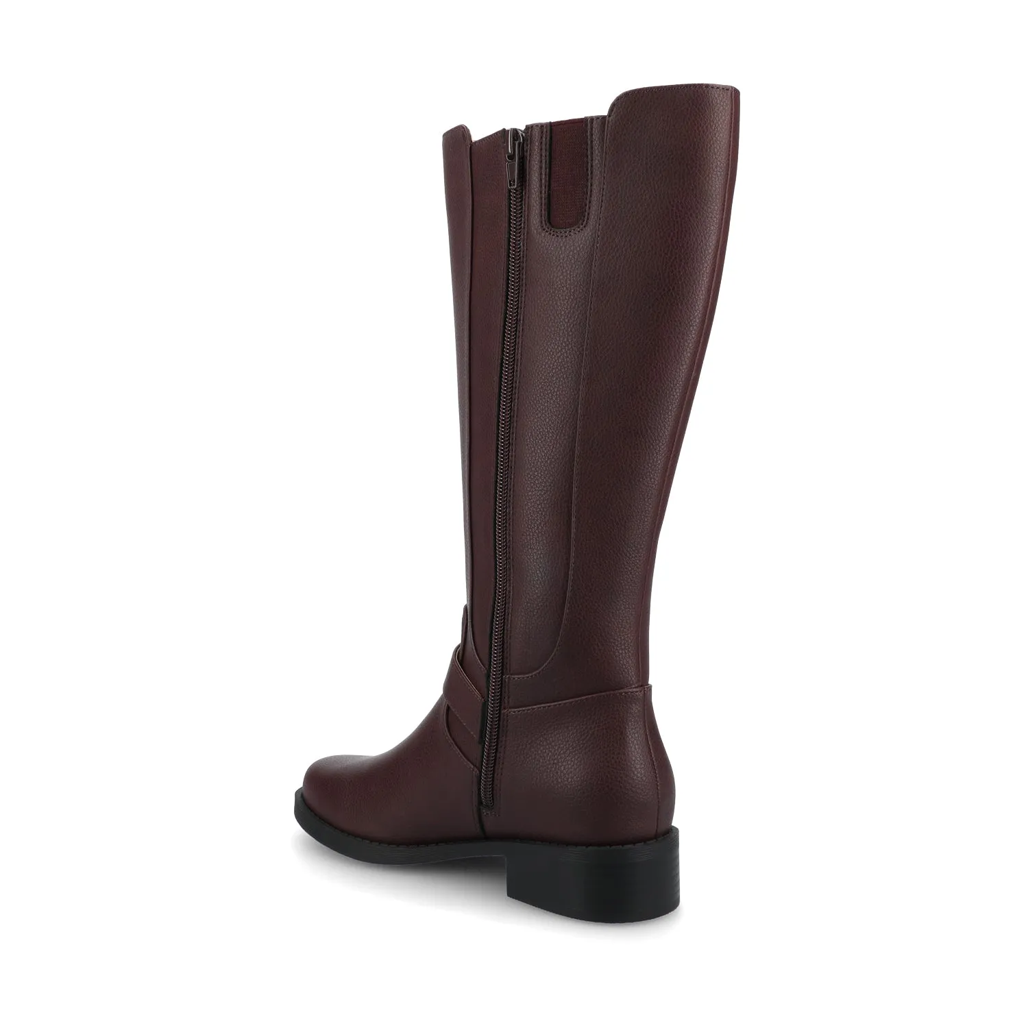 YASMINA KNEE HIGH BOOTS zip side