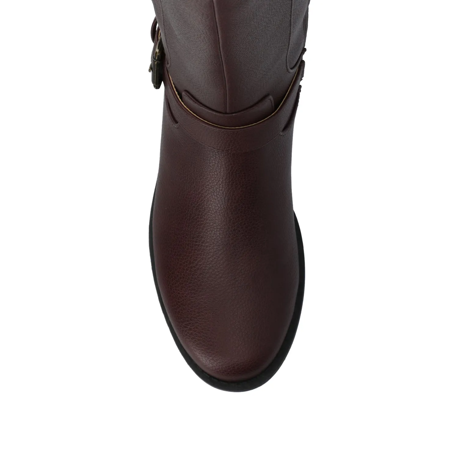 YASMINA KNEE HIGH BOOTS zip side