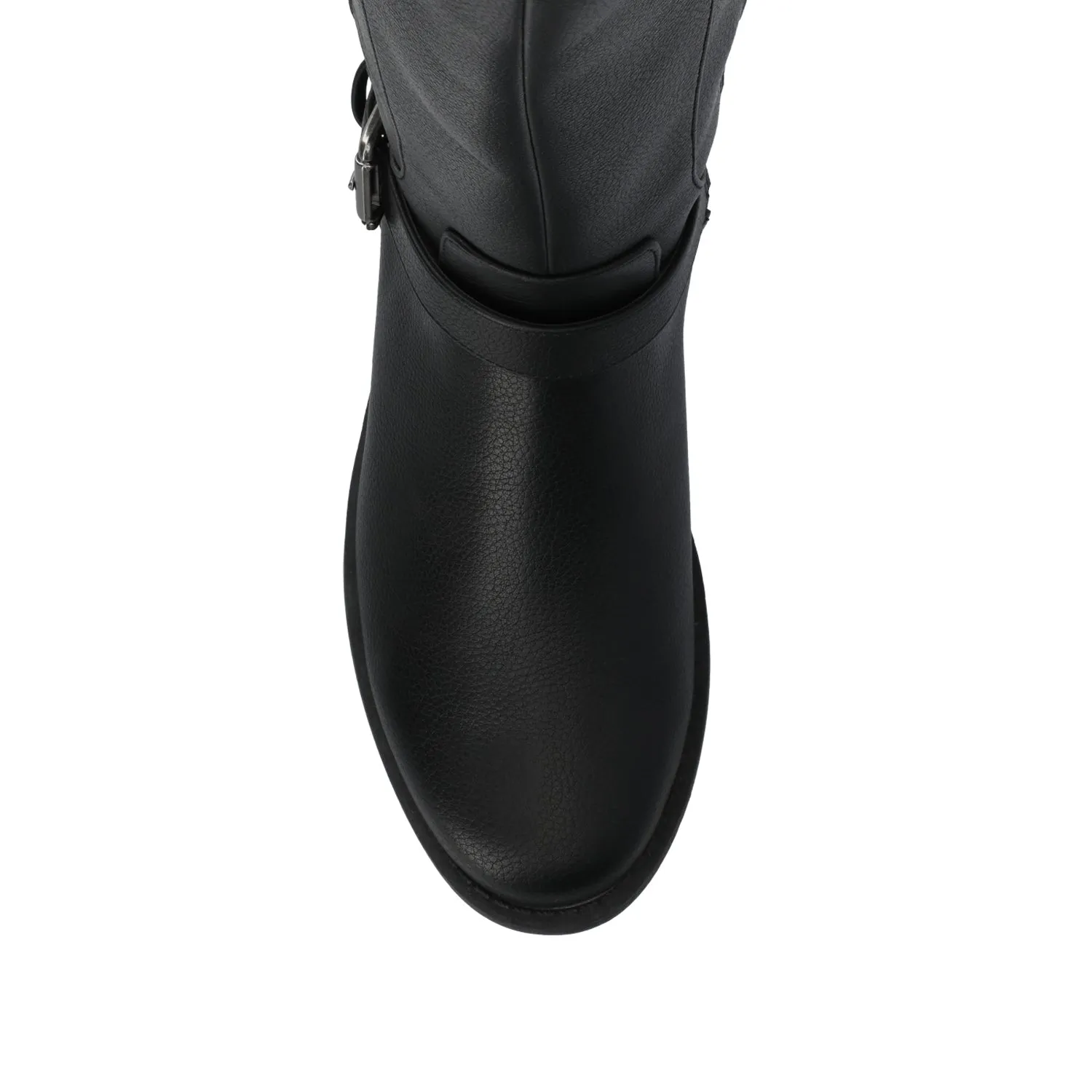 YASMINA KNEE HIGH BOOTS zip side