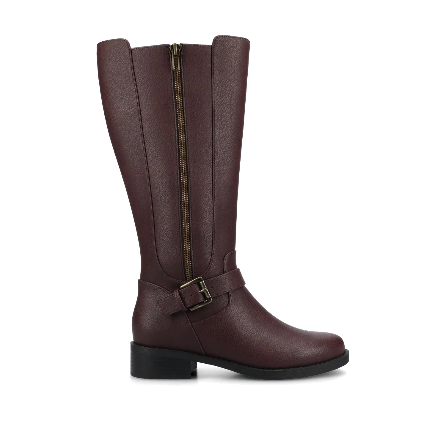 YASMINA KNEE HIGH BOOTS zip side