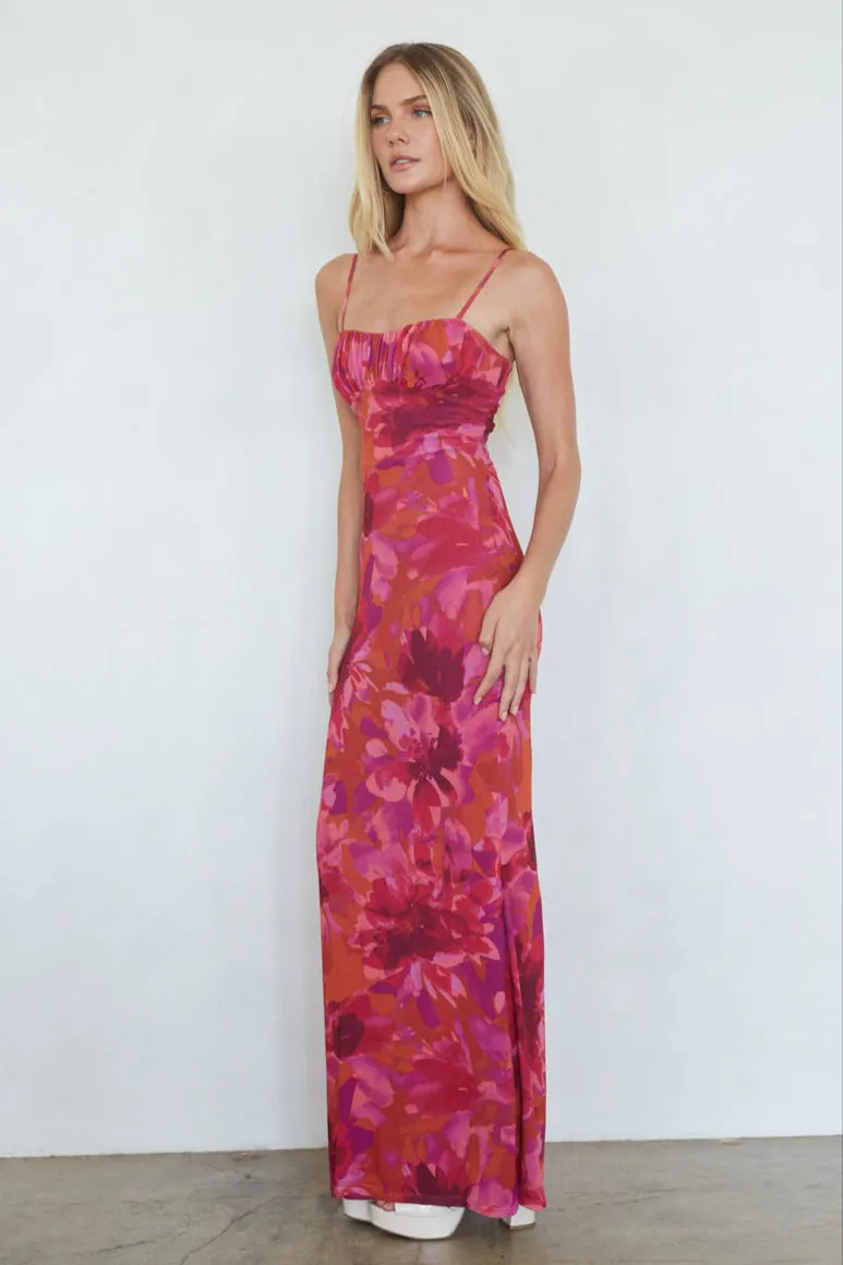 Ysabelle Twist Back Maxi Dress quiet love
