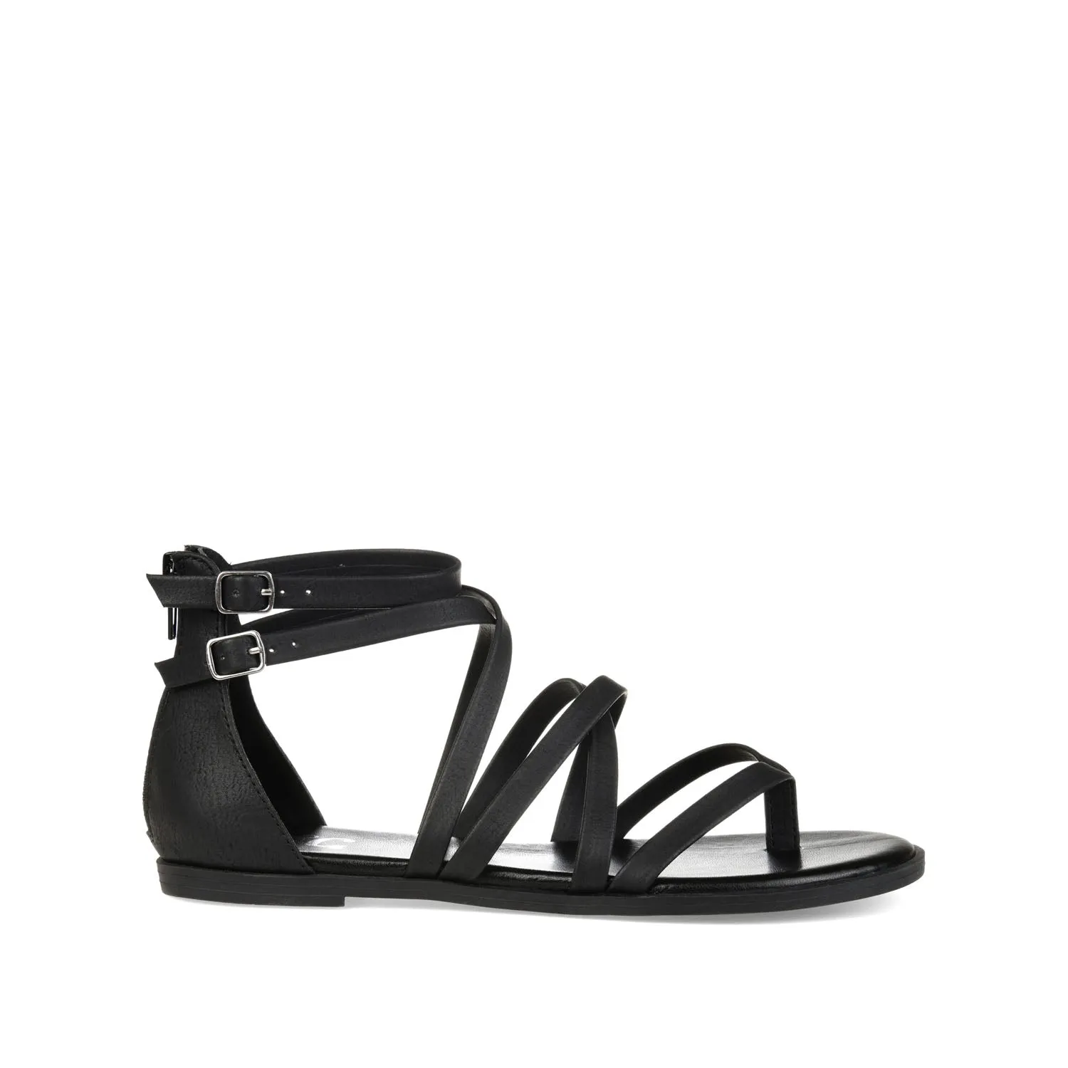 ZAILIE GLADIATOR SANDALS IN FAUX LEATHER grip base