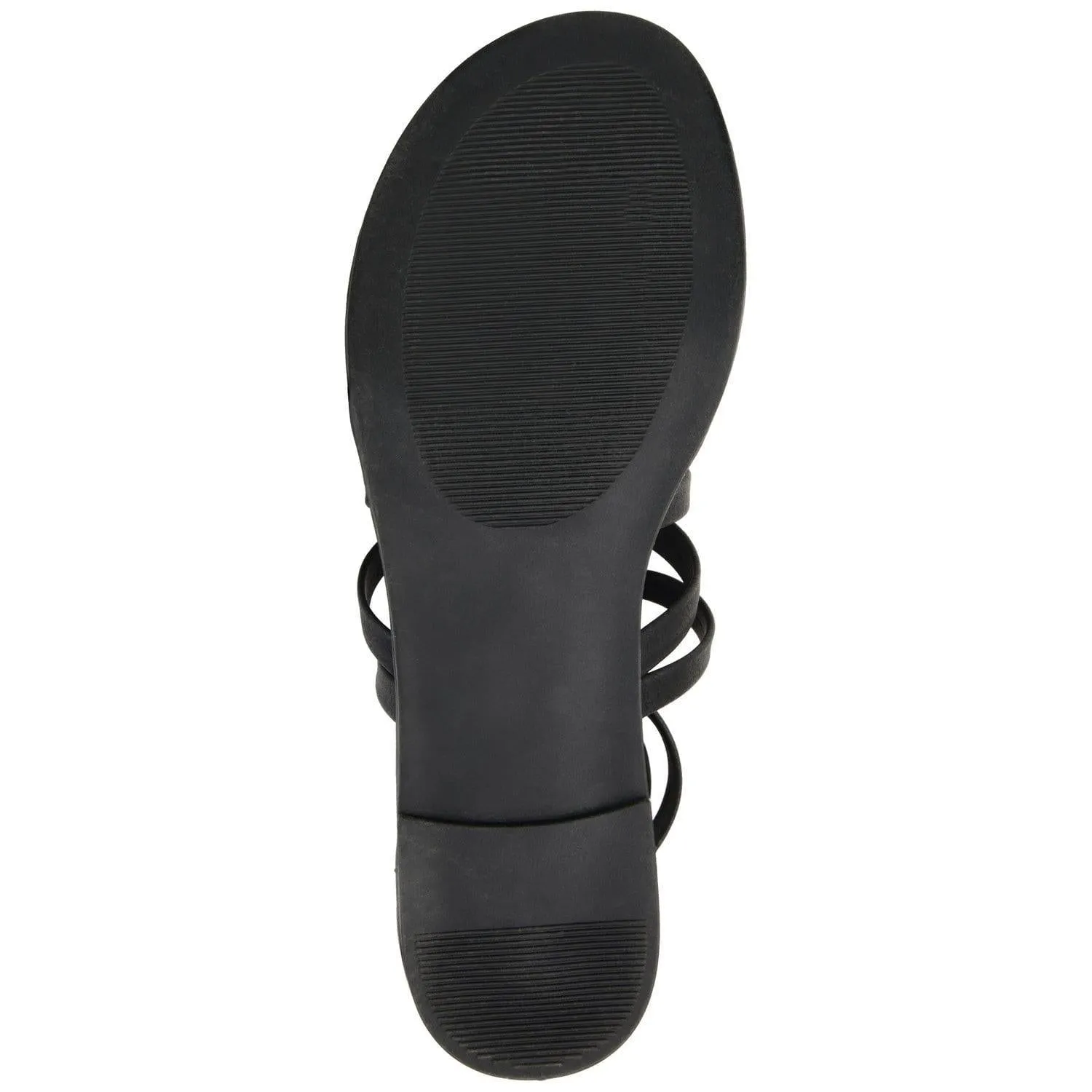 ZAILIE GLADIATOR SANDALS IN FAUX LEATHER grip base