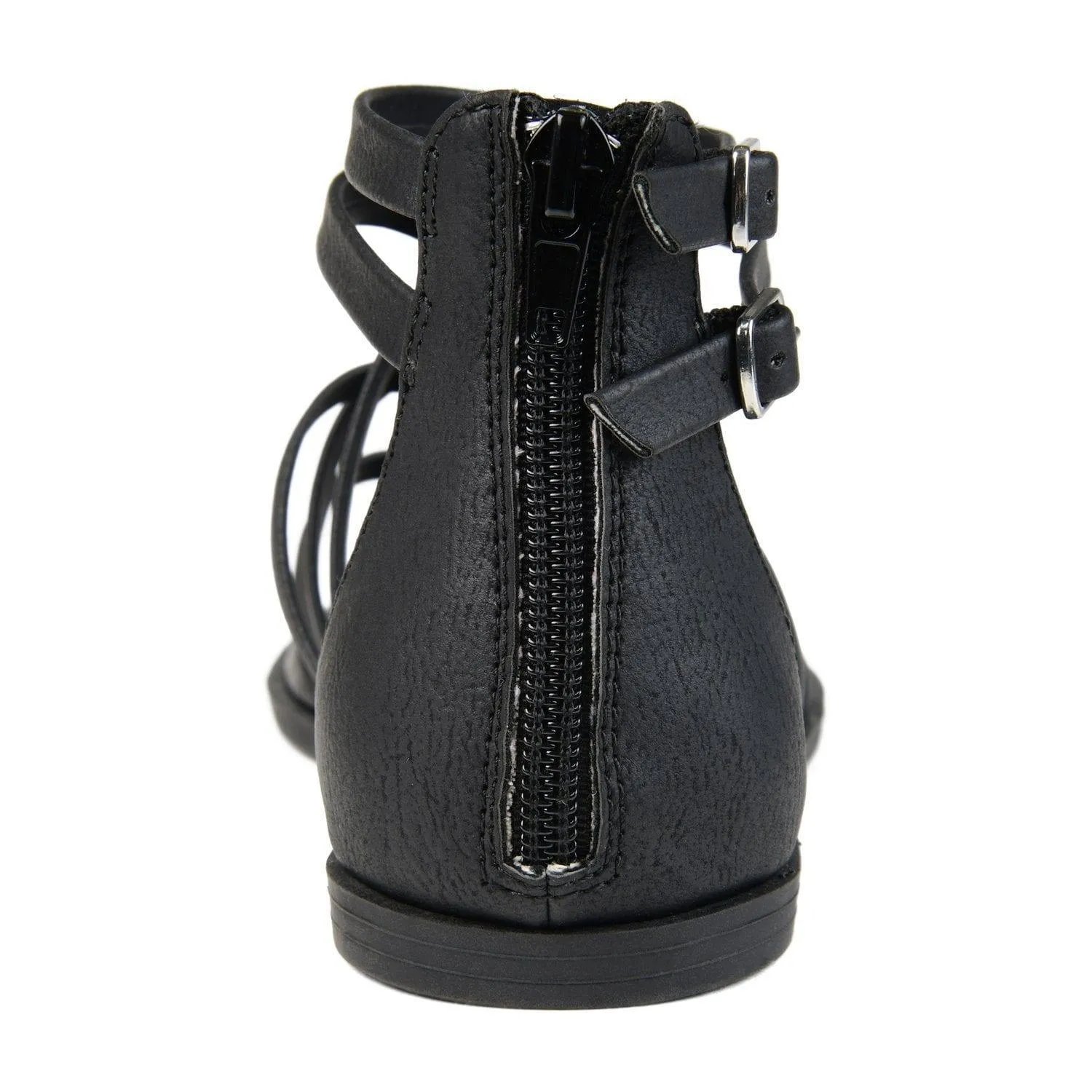 ZAILIE GLADIATOR SANDALS IN FAUX LEATHER grip base